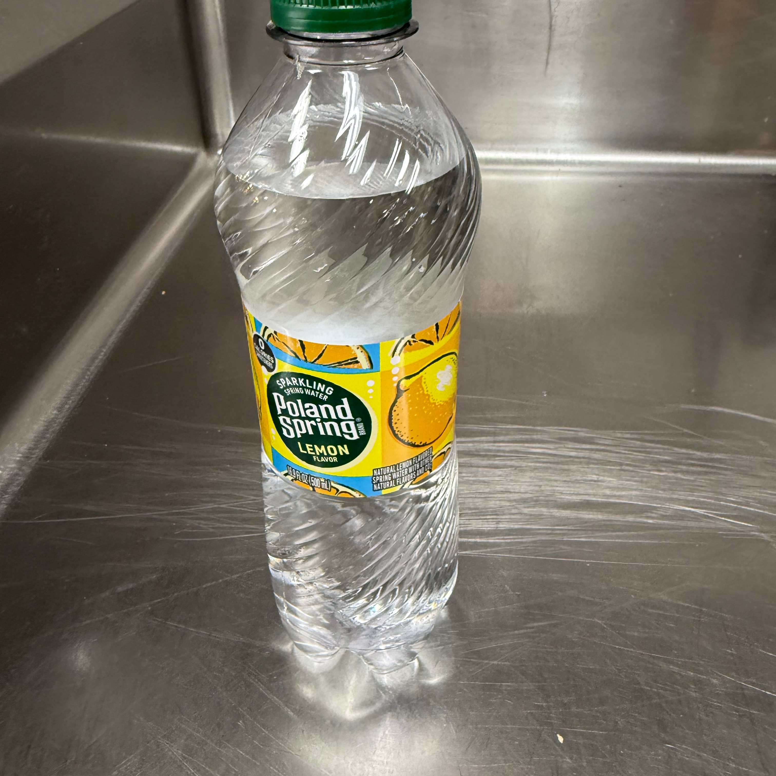 Sparkling Poland Spring.