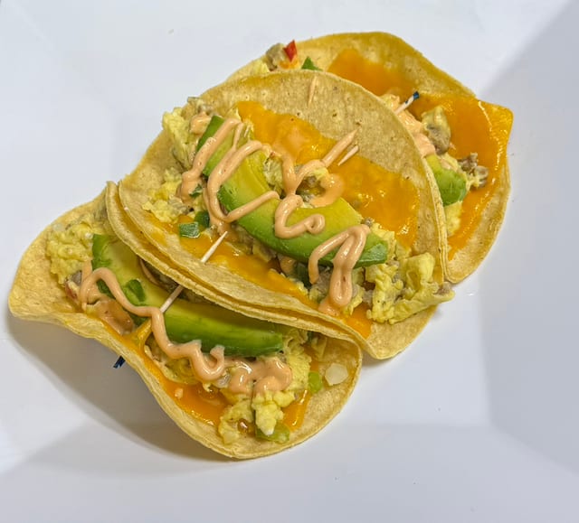 Breakfast Tacos.