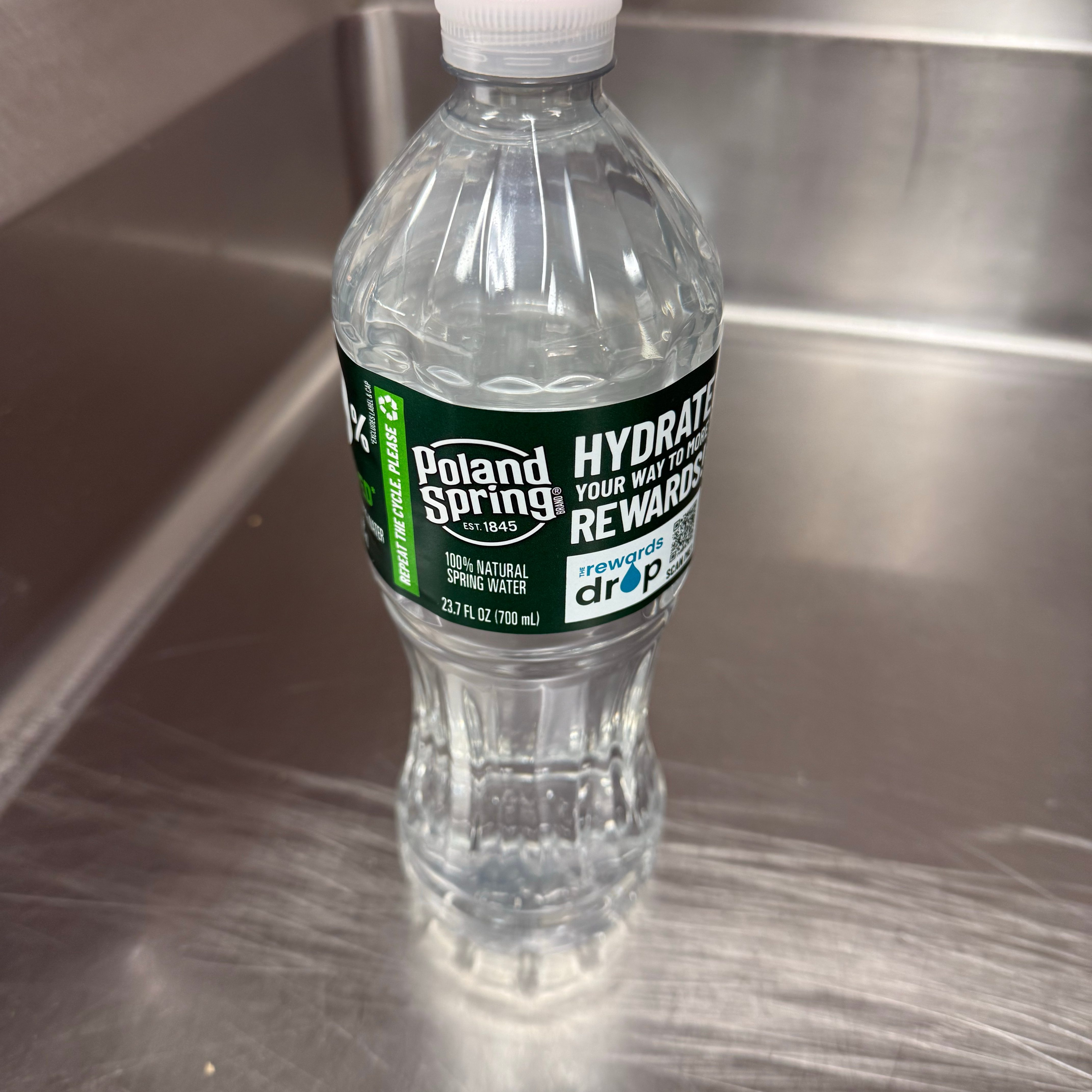 Poland Spring Water.