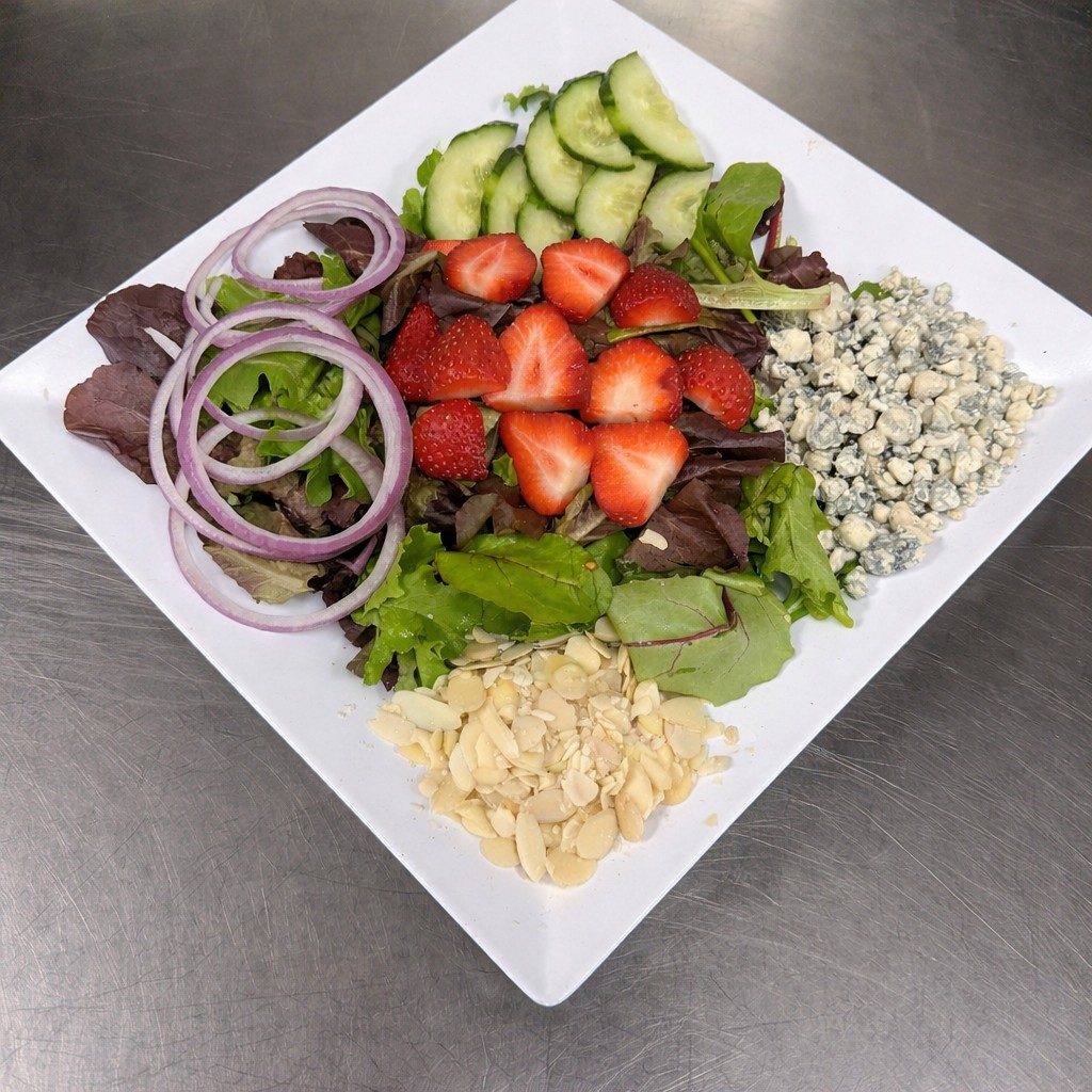 Strawberry Almond Salad.