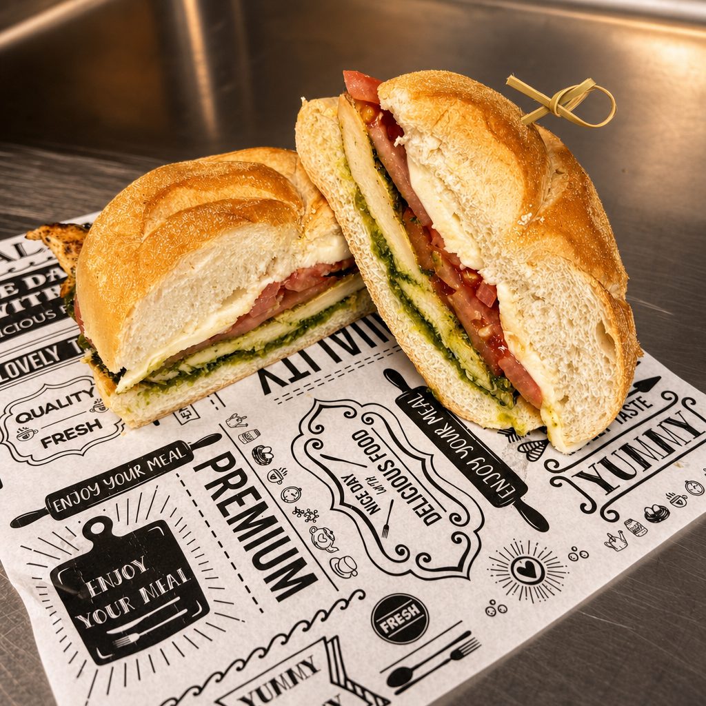 Chicken Pesto Sandwich.