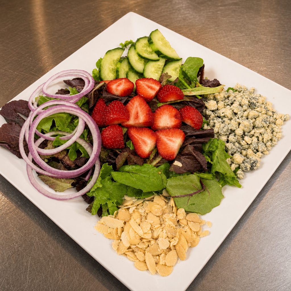 Strawberry Almond Salad.
