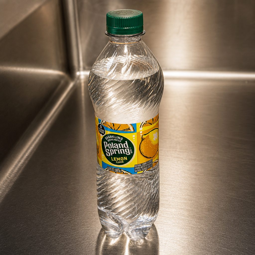 Sparkling Poland Spring.